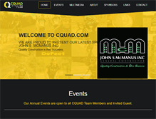 Tablet Screenshot of cquad.com